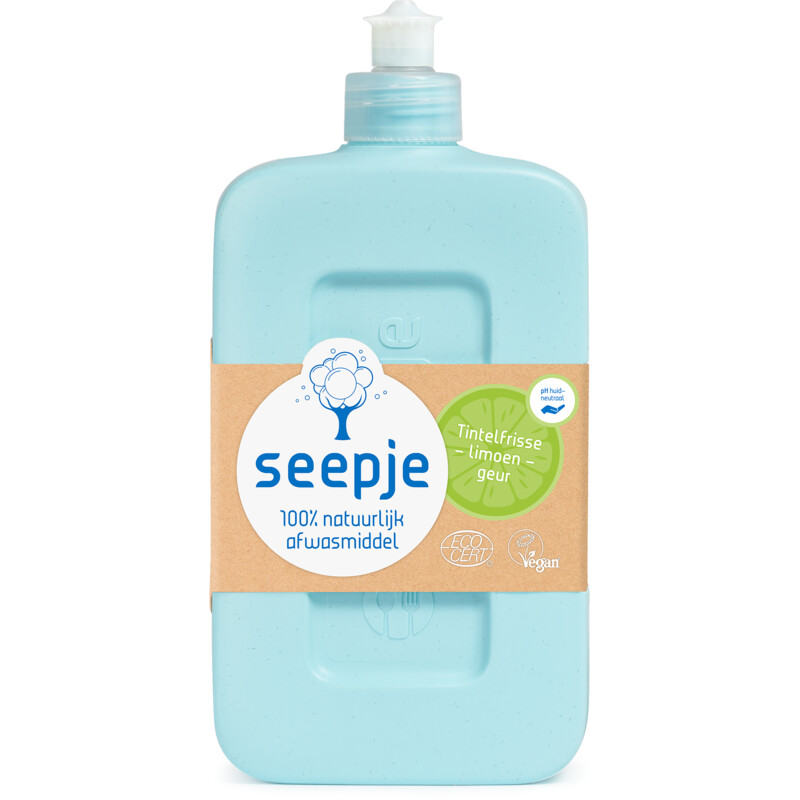 Seepje Afwasmiddel tintelfrisse limoen geur