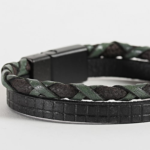 Bracelet Noir Vert