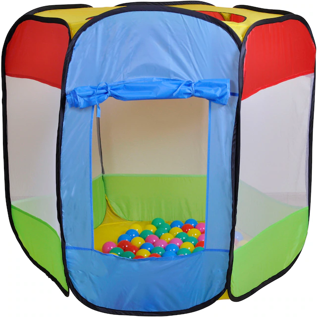 Knorrtoys® Spielzelt »Bendix« sechseckiges Zelt; Seitenwände aus Gaze