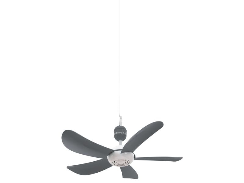 Eurotrail Deckenventilator 230 V Grau Faltbarer Deckenventilator