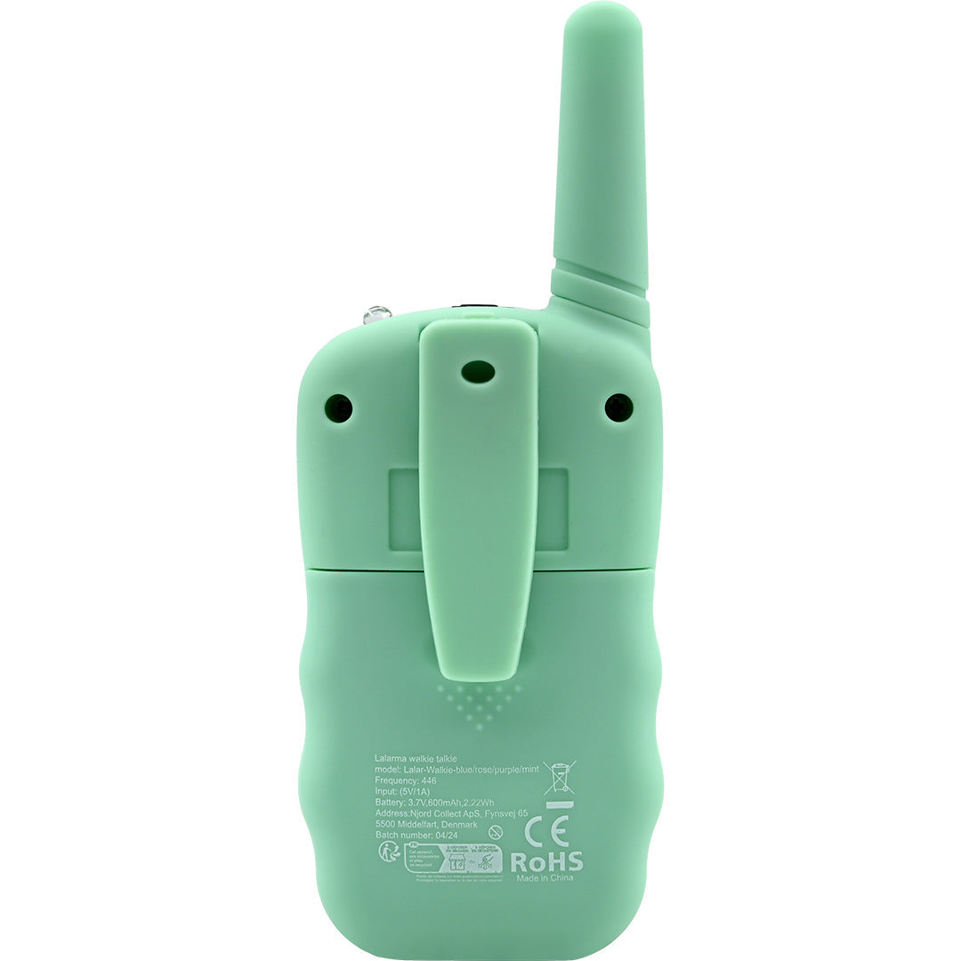 Lalarma walkie talkie groen - 1st