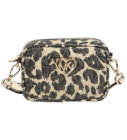 Michael Kors Umhängetasche - Stone m. Leopardprint