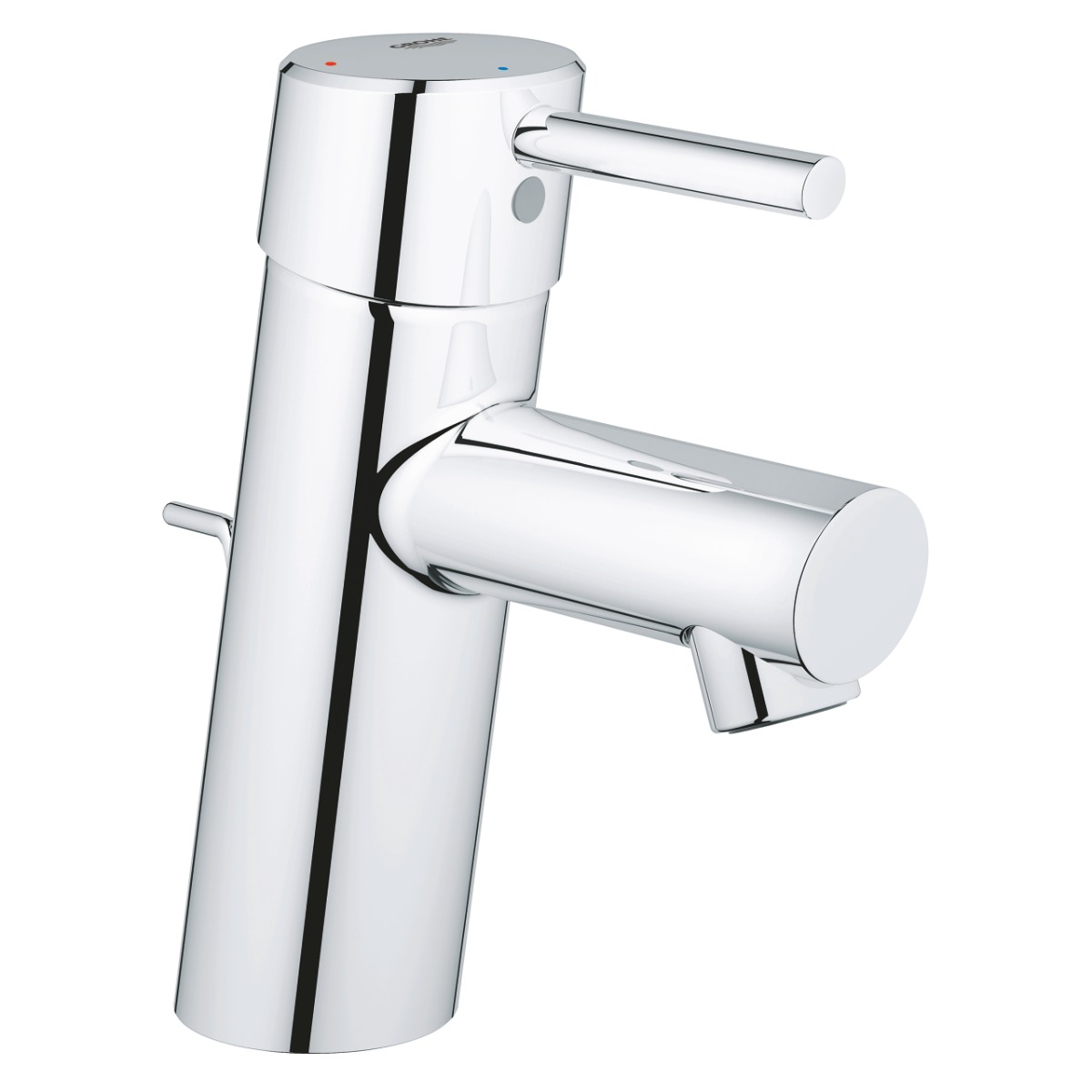 Grohe Concetto 1-gats wastafelkraan met waste 1 1/4