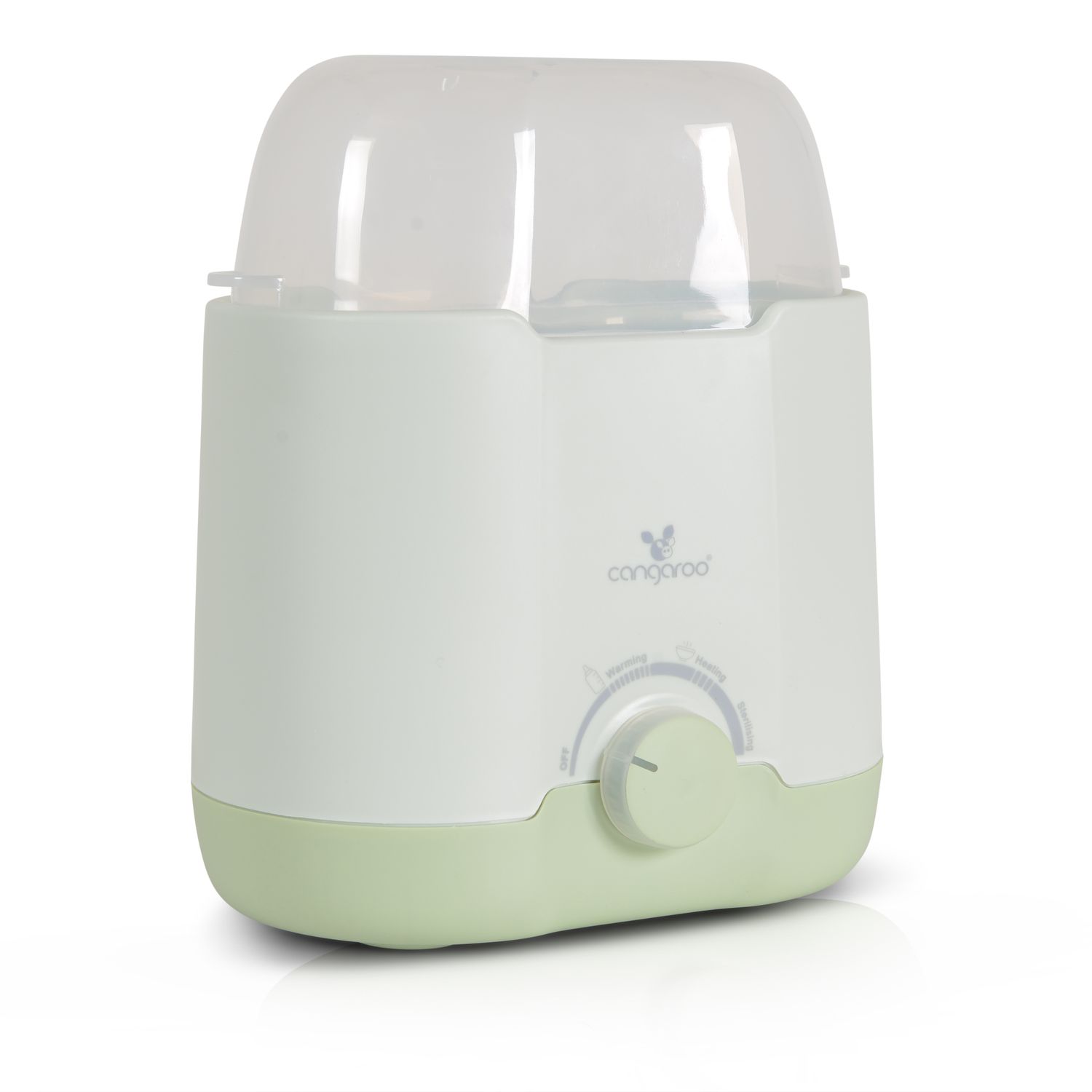 Cangaroo Doppelflaschenwärmer Bollente 3 in 1 Erhitzen Warmhalten Sterilisieren grün