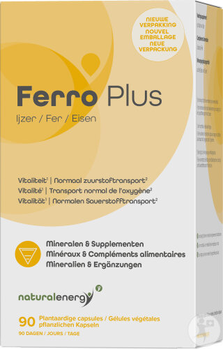 Natural Energy Ferro Plus 90 Gélules