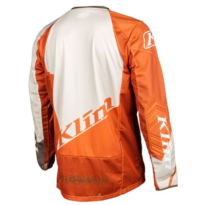 Maillot cross KLIM DAKAR METALLIC POTTERS CLAY 2022 - Orange / Gris