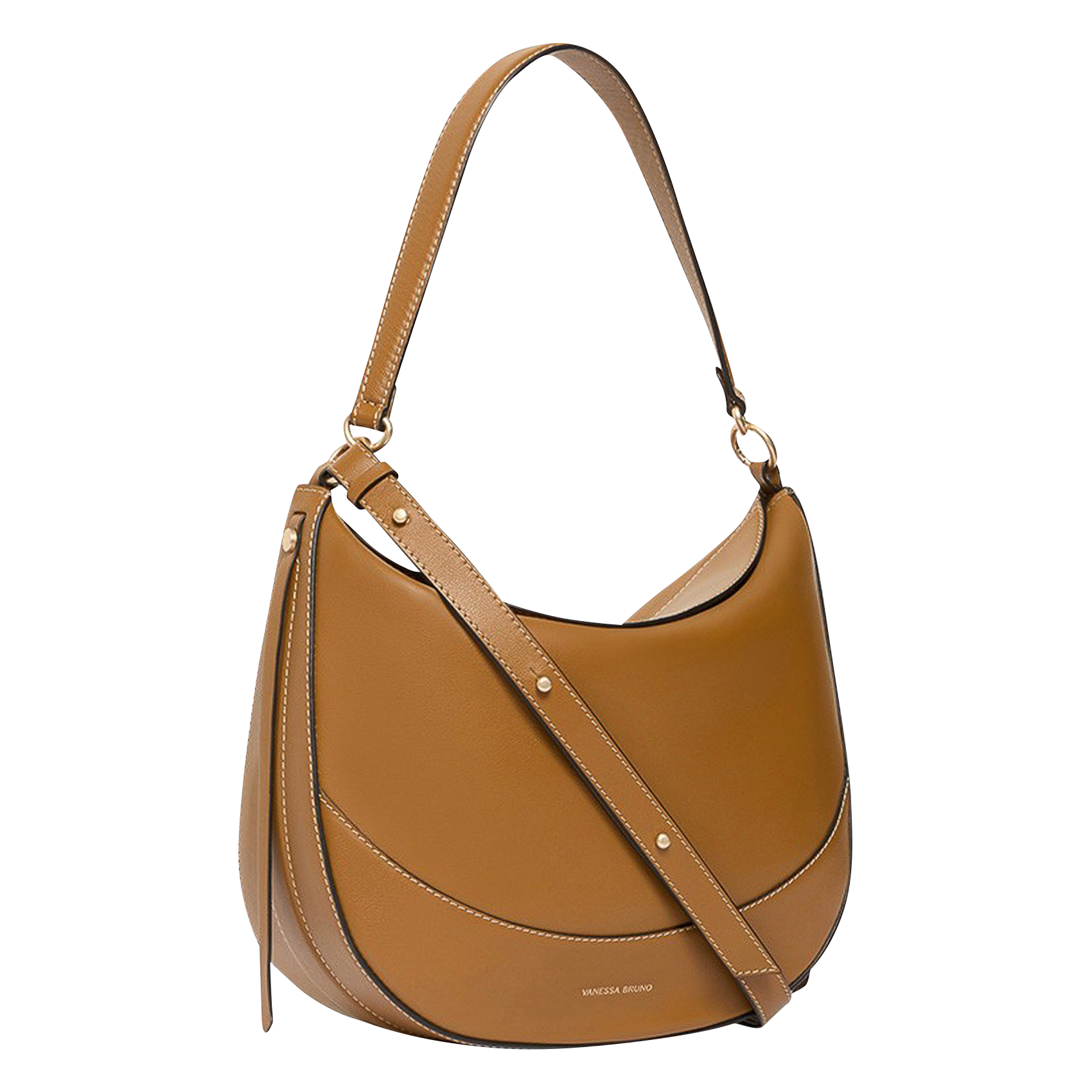 DAILY - Sac épaule en cuir | Marron
