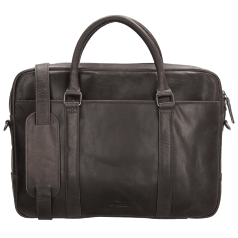 Micmacbags Next Navajo Laptoptas 15,6 inch Donkerbruin