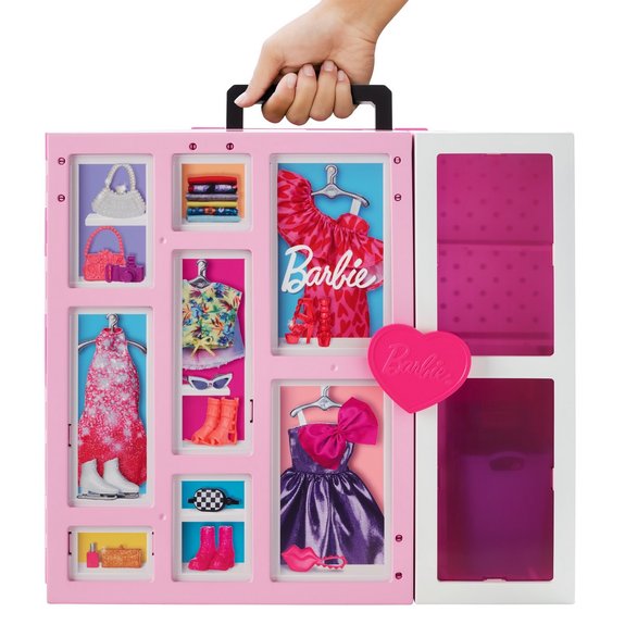 Barbie : Poupée et coffret dressing deluxe