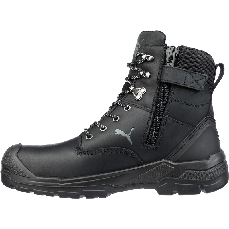 Puma Conquest veiligheidsschoenen met rits S3 high HRO SRC 42* zwart