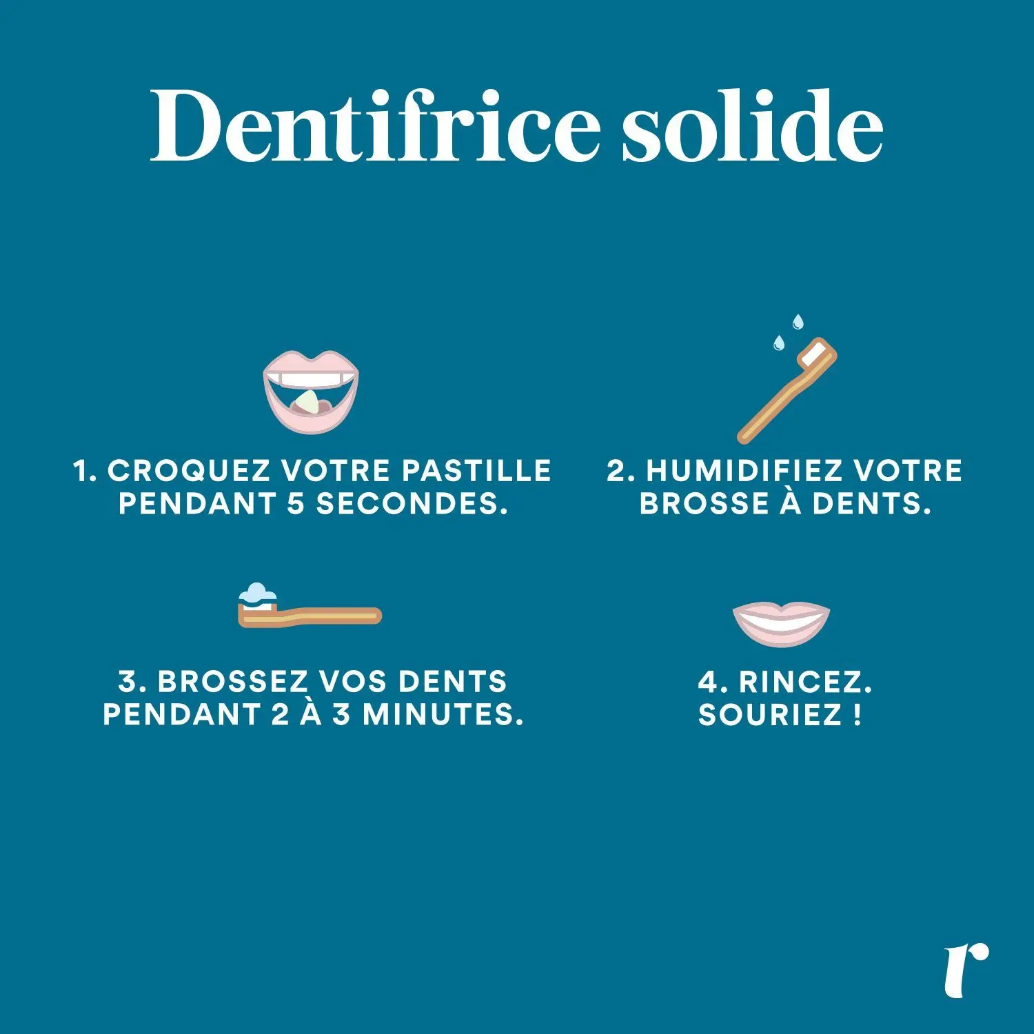 Respire - Recharge Dentifrice 120 pastilles - Hygiène Dentaire