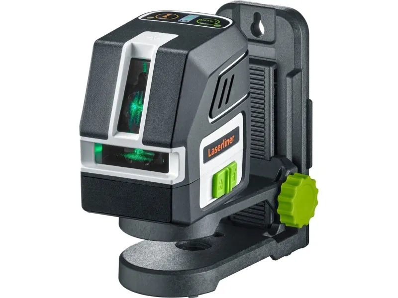 Laserliner PocketCross-Laser 2G, Horisontal/vertikal, Linjeniveau, Sort, Grøn, 1/4,5/8
