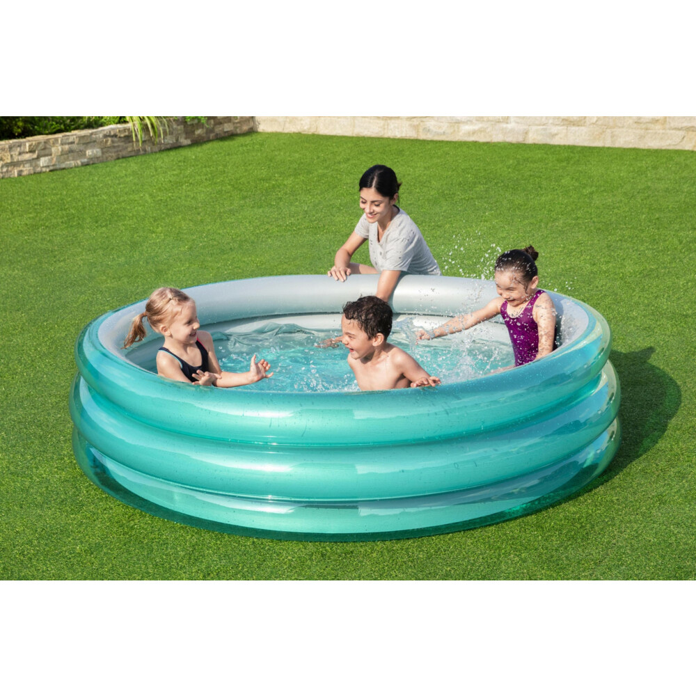 Bestway Kinderbad Rond Big Metallic 201 cm