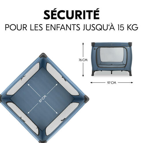 Sleep N Play SQ Set - bleu foncé - HAUCK