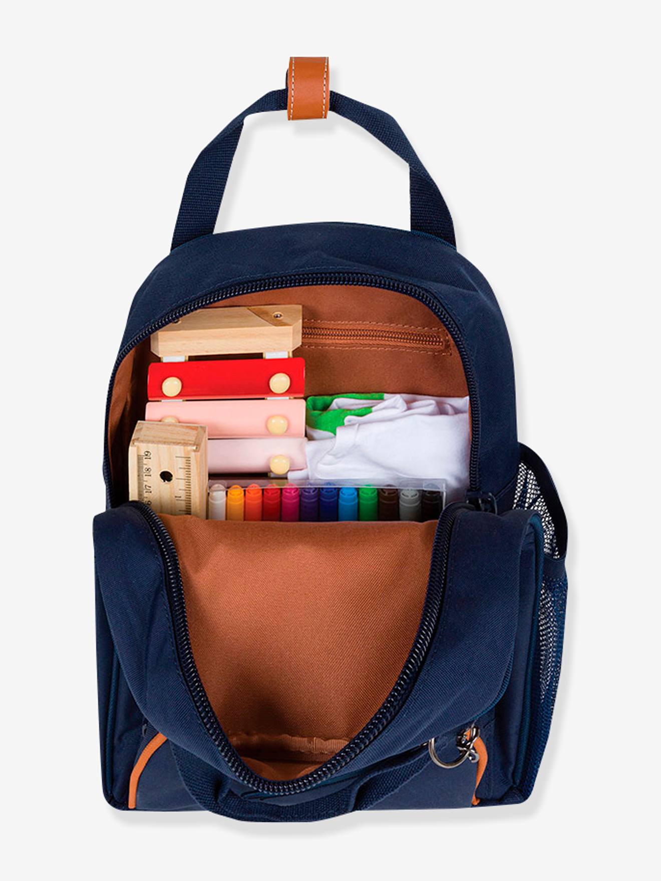 Mochila verde-clara estampada da Pia Tann