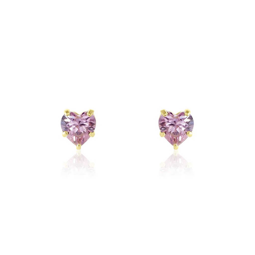Boucles D'oreilles Puces Daria Or Jaune Oxyde