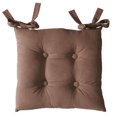 Galette de chaise carrée - Lot de 2