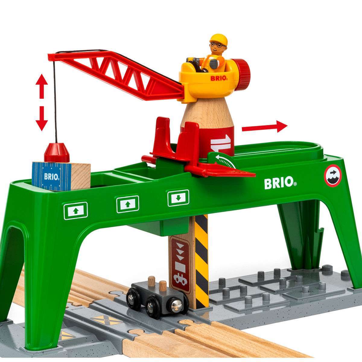 BRIO Spiel Bahn Verlade-Terminal