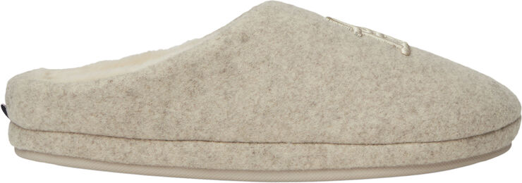 Tommy Hilfiger TH EMBROIDERED BASICS SLIPPER Beige heather
