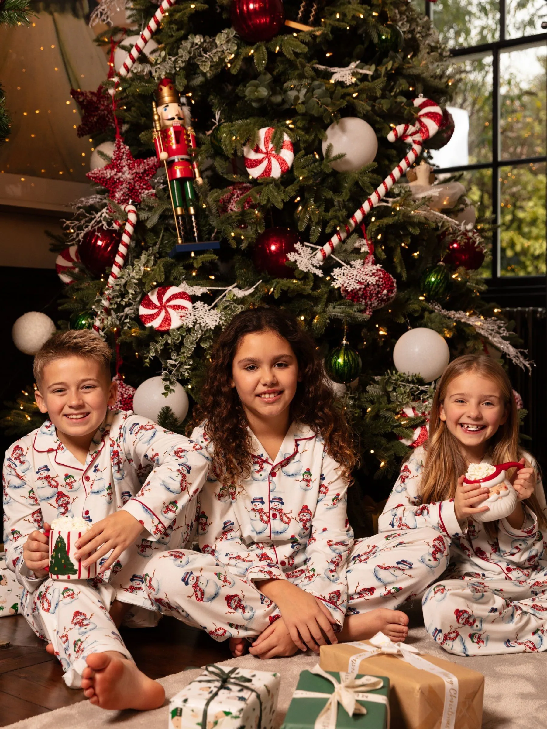 Cyberjammies Minijammies pyjamaset met print van jersey en lange mouwen