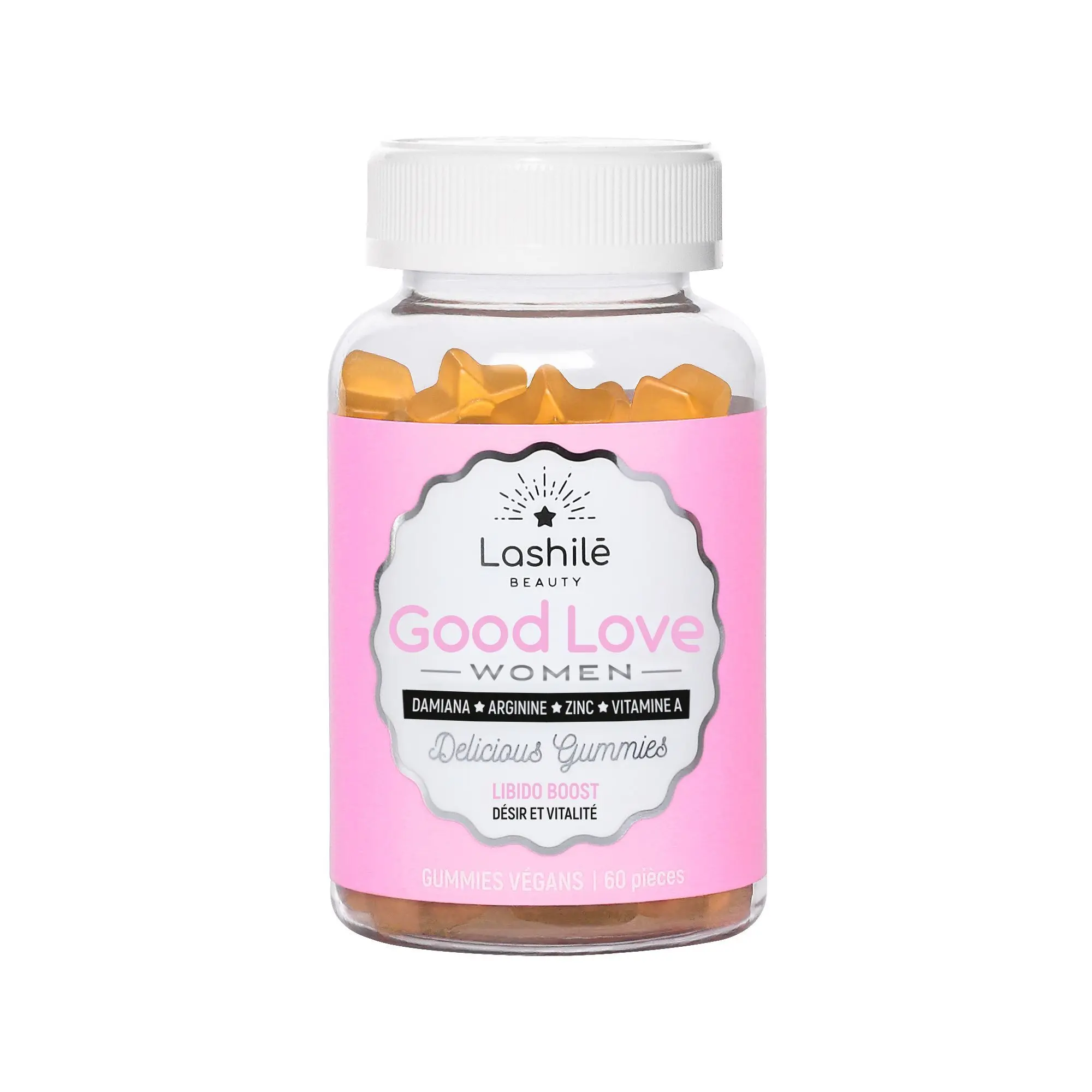 Lashilé Beauty - Good Love Women Désir et vitalité Flacon 60 gummies - Nouveautés