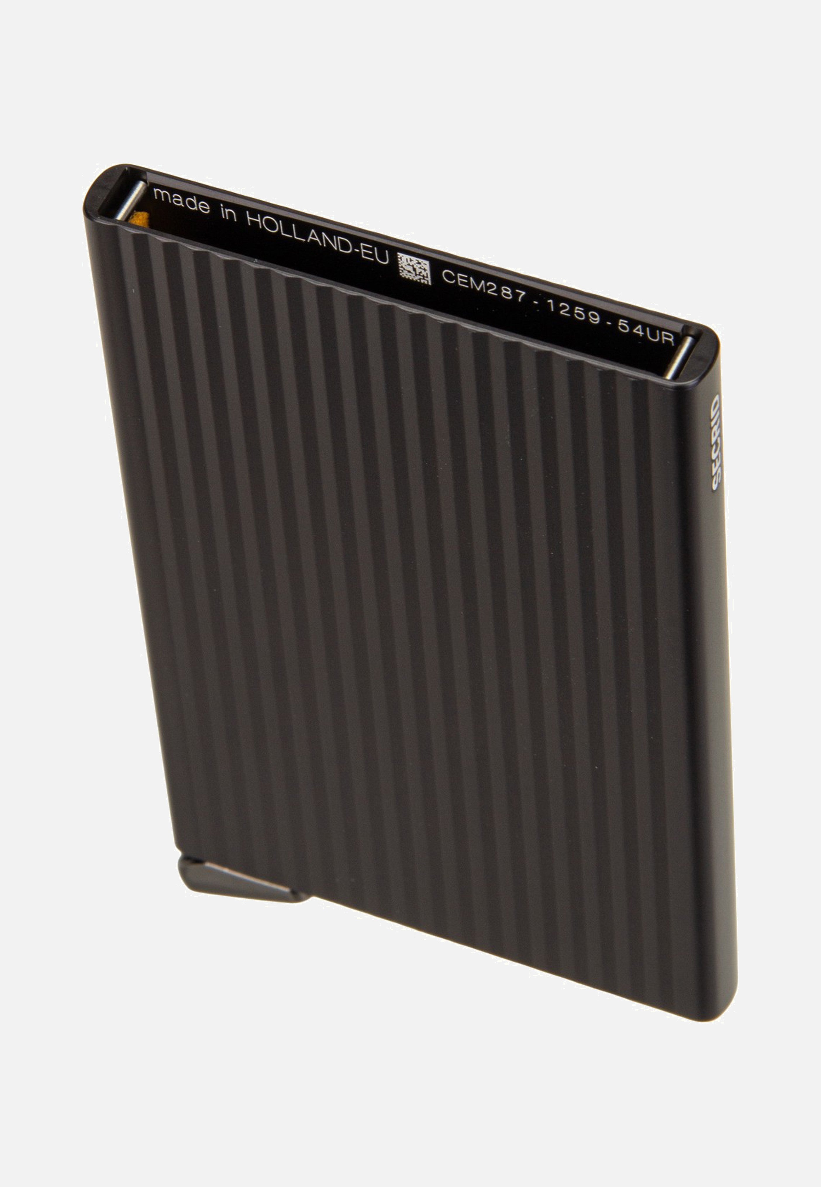 Cardprotector Fluted Black+ - Kartenetui