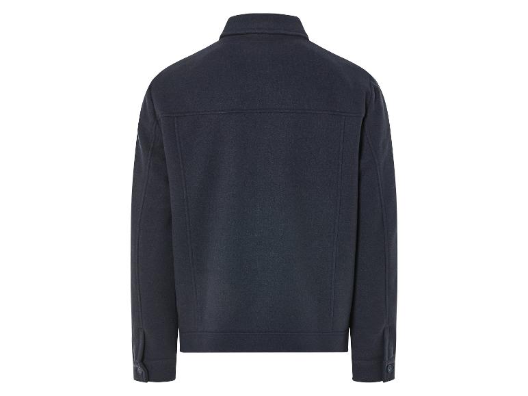 Heren jas wollen look