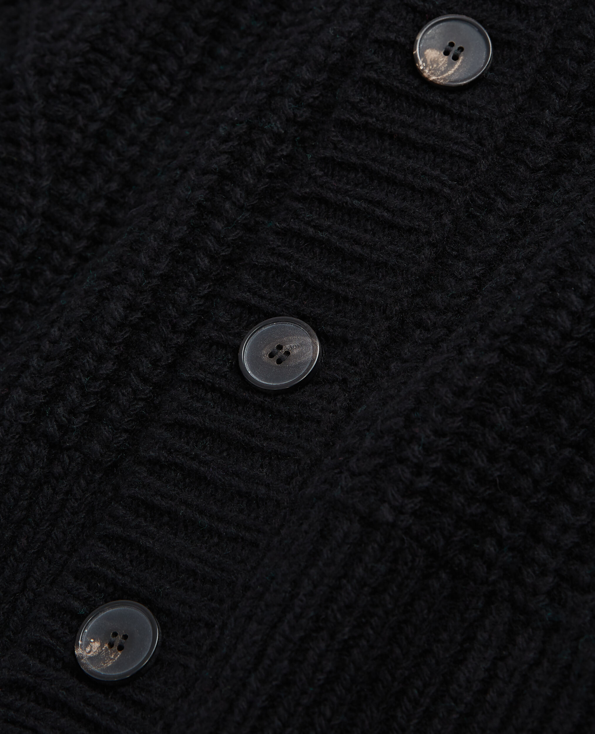 Cardigan noir boutonné
