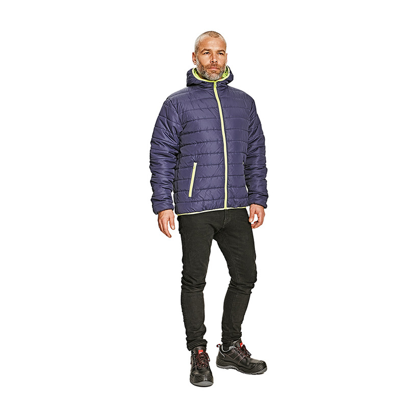 Cerva winterjas heren L marineblauw/groen