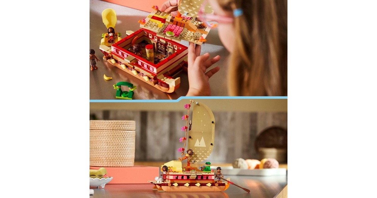 LEGODisney - Vaiana's avonturenkano Constructiespeelgoed  (43270)