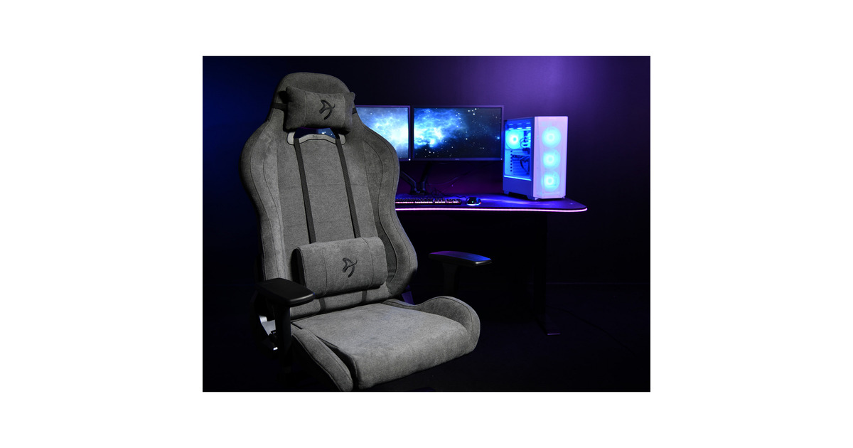 ArozziTorretta Soft Fabric - Ash gamestoel  (Antraciet)