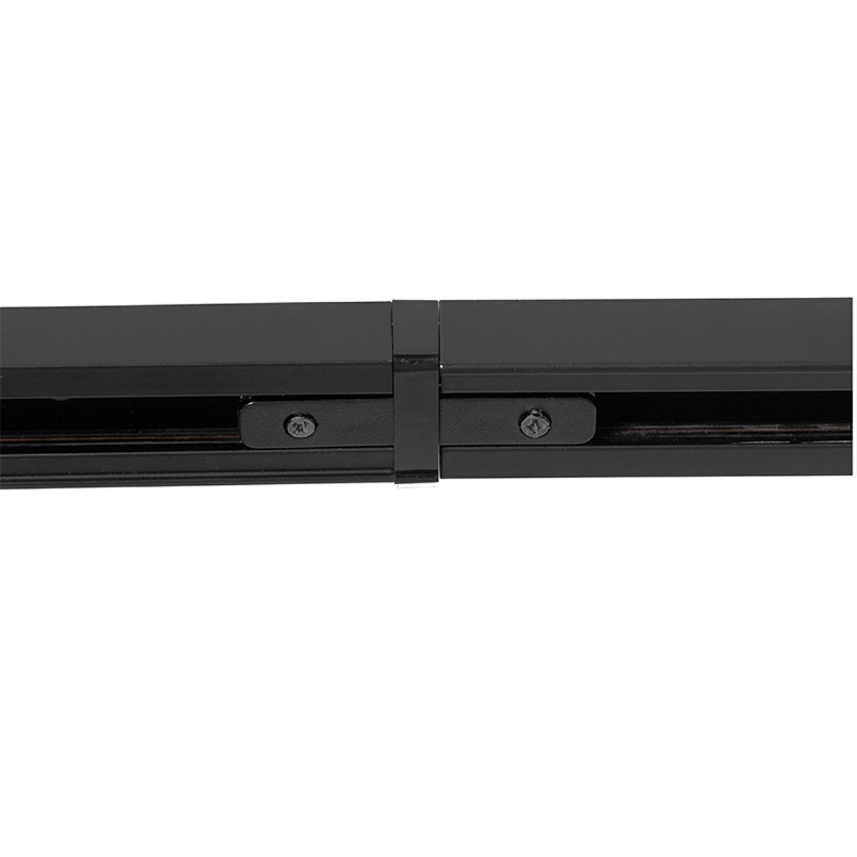 Modern railsysteem met 5 spots zwart 1-fase  - Iconic Suplux