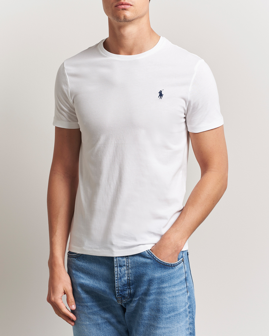 Polo Ralph Lauren Custom Slim Fit Tee White