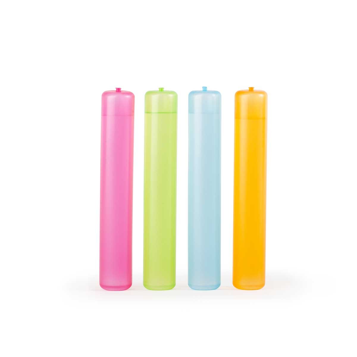 Set of 8 multi colour reusable ice sticks