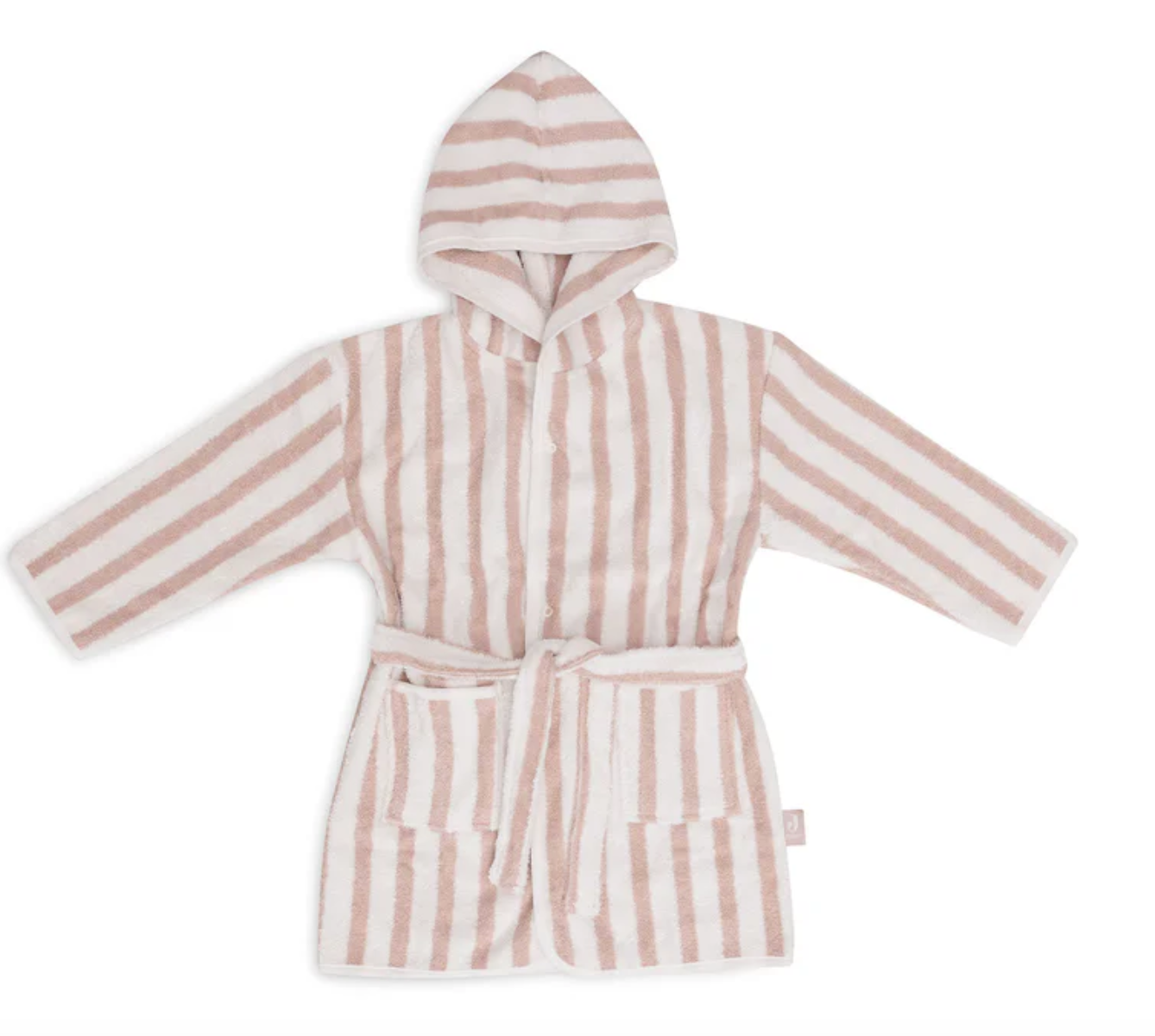 Jollein Jollein badjas 3-4 jaar Stripe Terry Wild rose