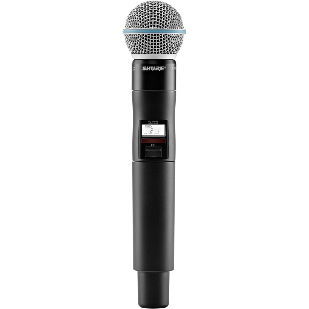Shure QLXD2/B58-H51 handheld microfoon (534 - 598 MHz)