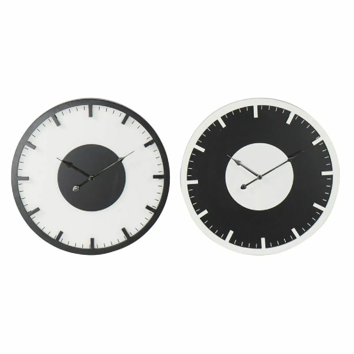 DKD Home Decor Horloge Murale Bois MDF