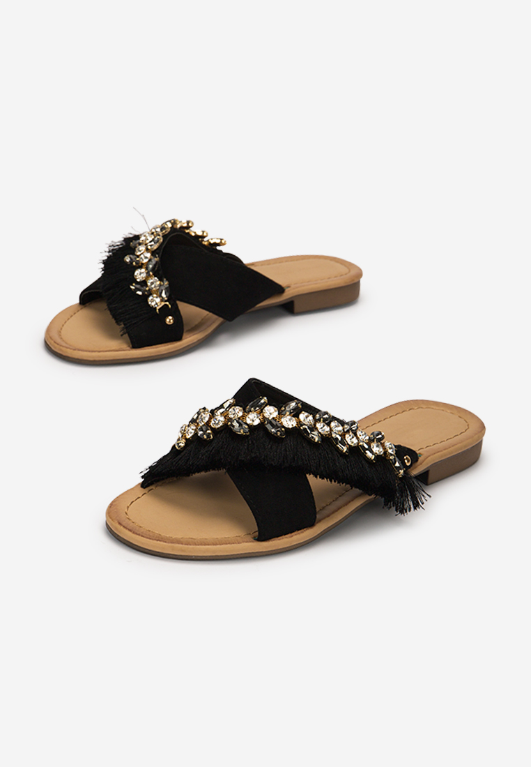 Mules femme noirs Piarra