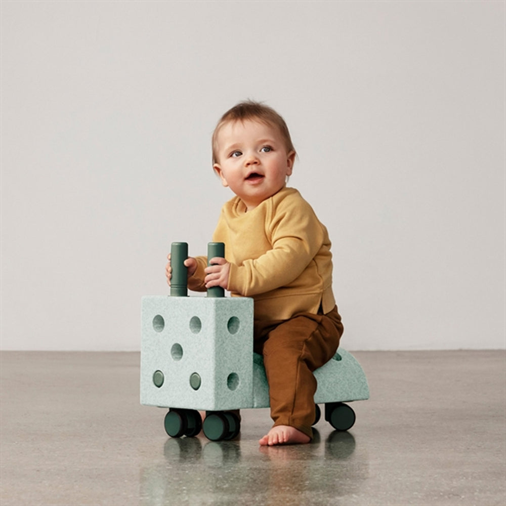 Gåbil Ocean Mint/Forest Green - MODU → Luksusbaby.dk