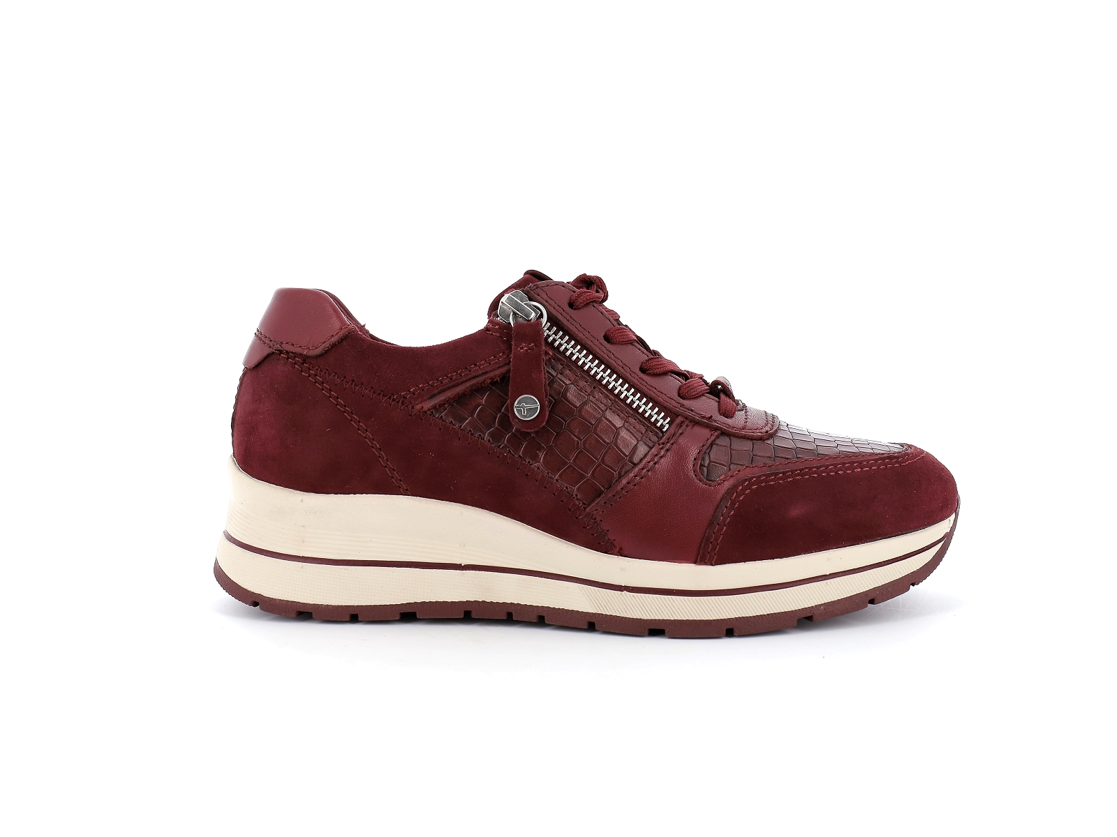 Tamaris-23740 Cuir Bordeaux