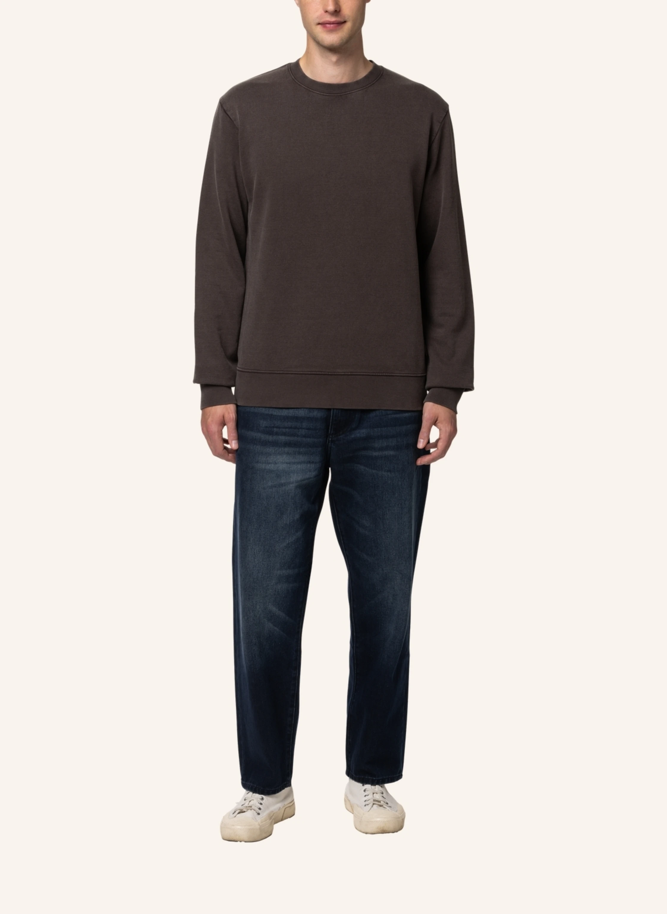 TRUSTED HANDWORK Round Neck 1/1-Sleeve Sweatshirt