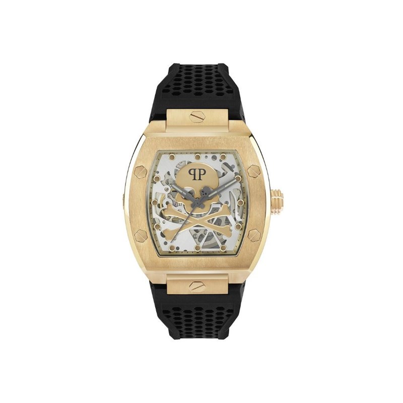 Montre Philipp Plein - The Skeleton doré jaune