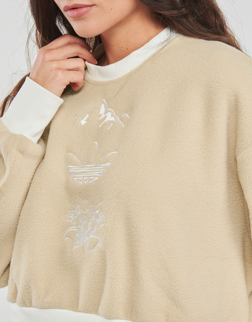 adidas Originals - GRAPHIC SWEATER - beige magique