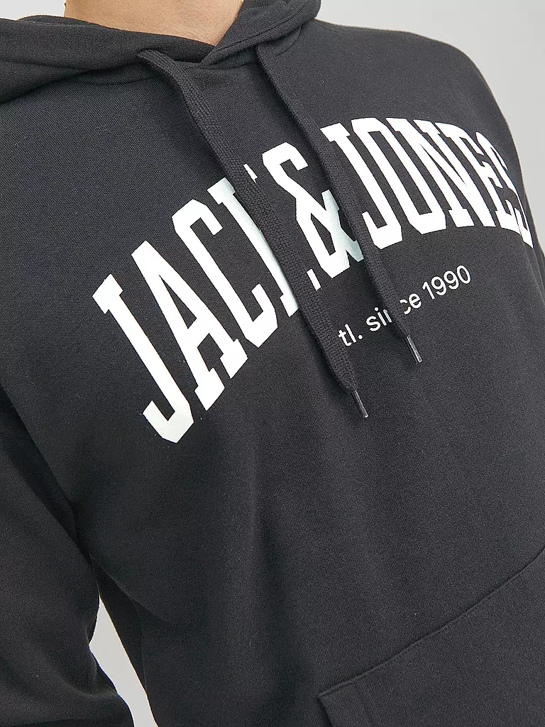 JACK & JONES Kapuzensweater - Hoodie JJEJOSH schwarz