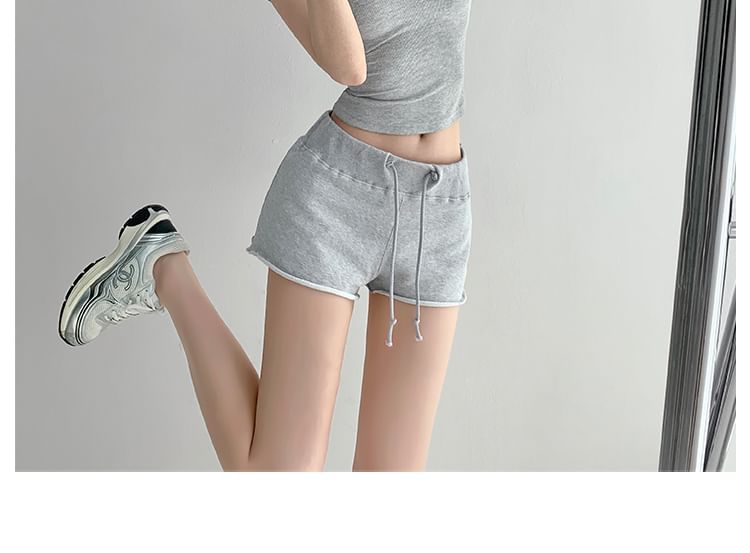 Shira - Gerolde katoenen shorts in 5 kleuren
