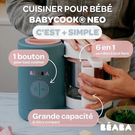 Babycook Néo Robot Bébé 6 en 1   Eucalyptus        de               Béaba