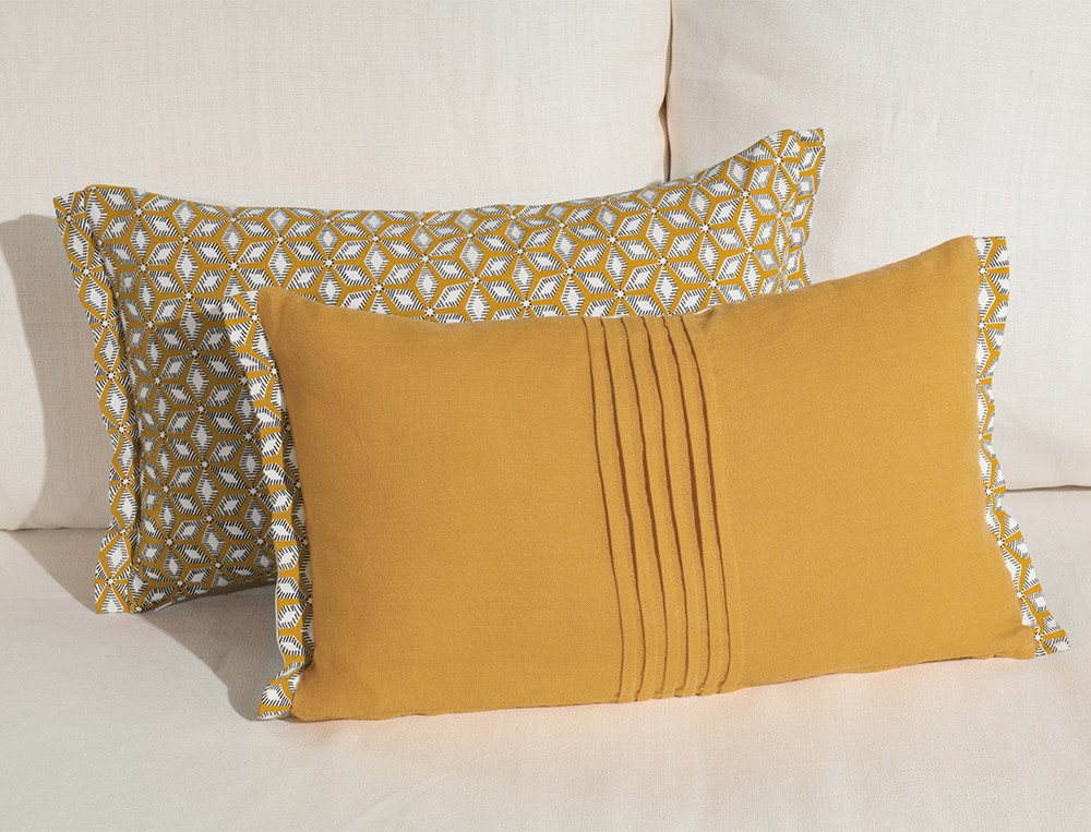 Coussin réversible-Trompe l'œil