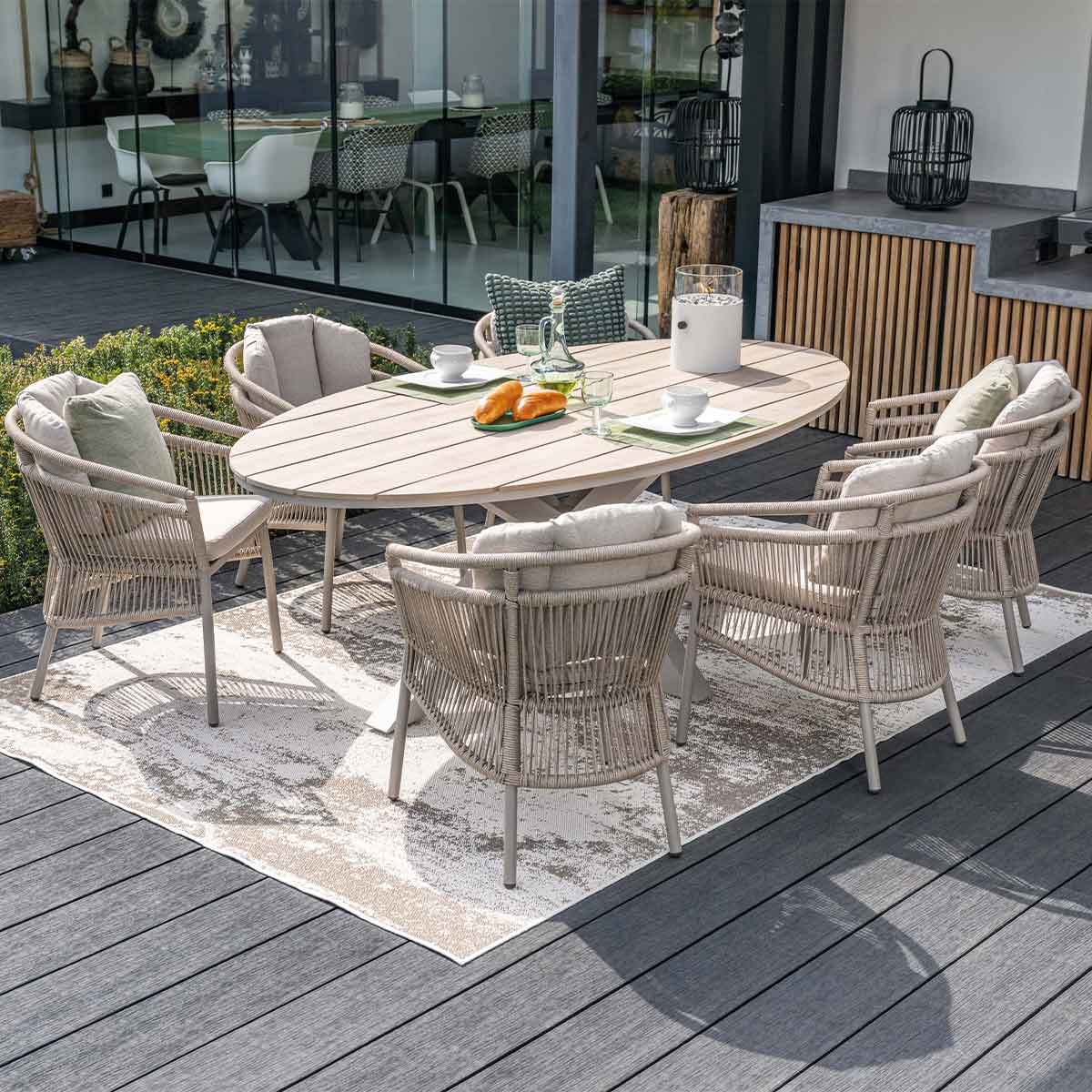 Garden Impressions Prato dining fauteuil - taupe