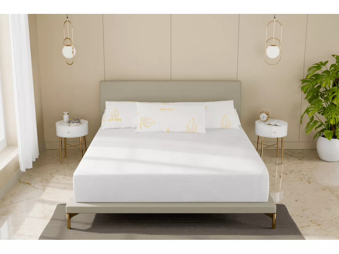 Matelas 160x200 Harmonic Plus - Mémoire de Forme Haute Qualité - Mal de Dos - Épaisseur 24 - Confortable - Solides - Douce Lune