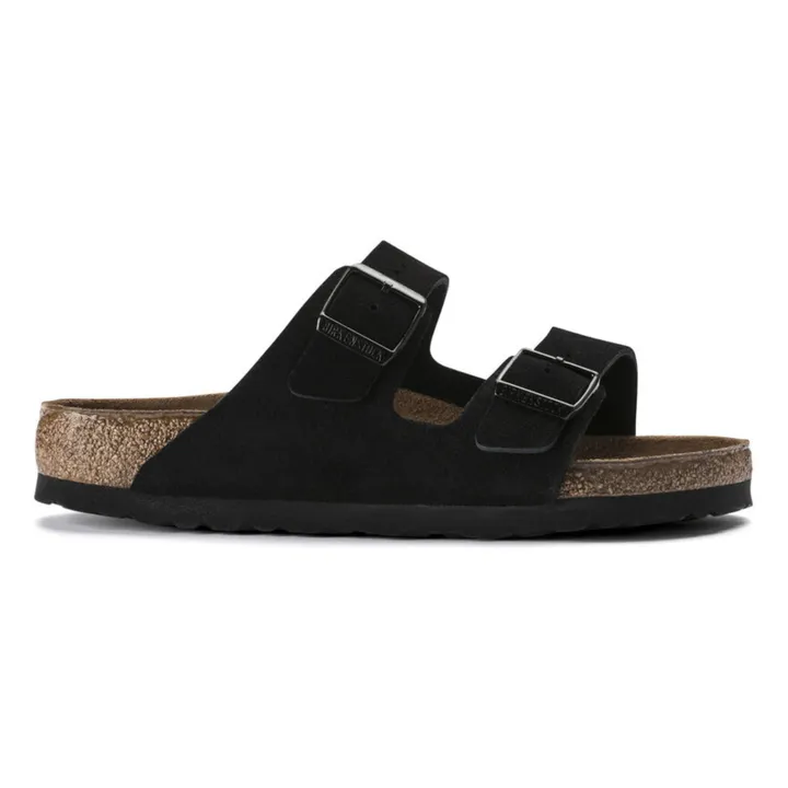 BIRKENSTOCK Sandales Arizona Suède et Nubuck - Collection Adulte  | Noir
